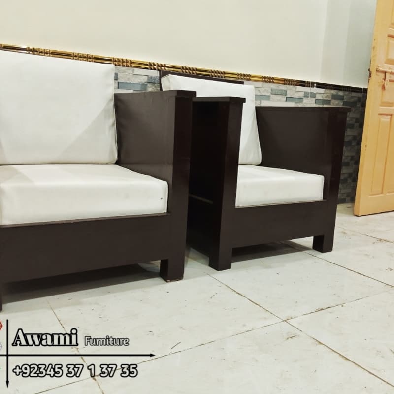 Double bed sofa set table and side tables